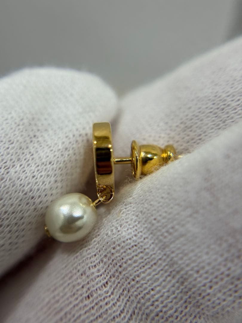 ★【極美品】Christian Dior ディオール ピアス ゴールド★