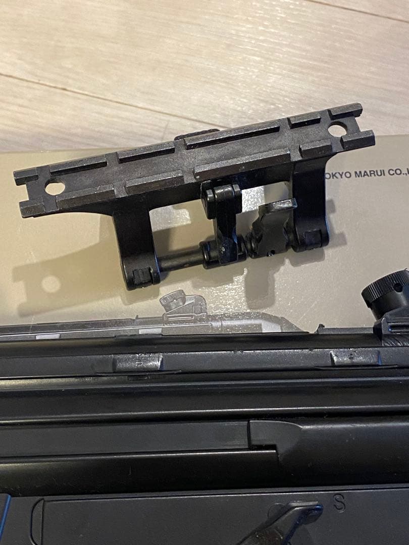 マルイ絶版 エアコキ ホップ付 H&K G3A4 純正マウント付き
