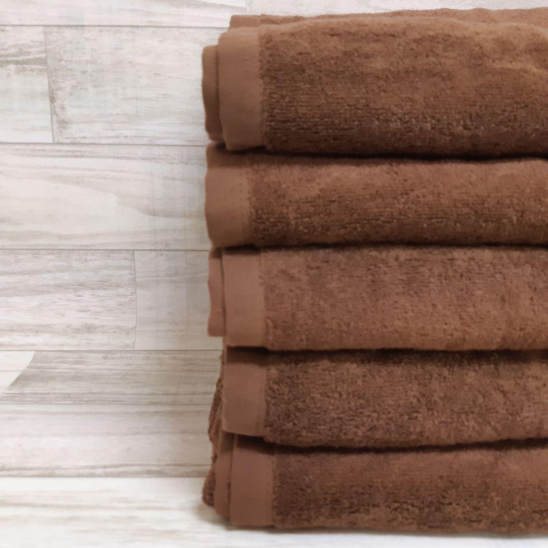 1200匁バスタオル ダークブラウン50枚！！