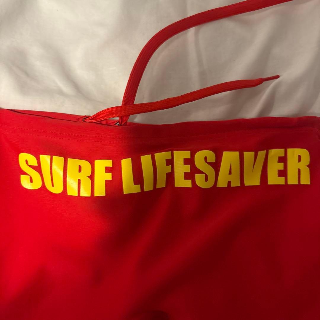 Speedo 赤 ライフセービング 競泳水着サイズL