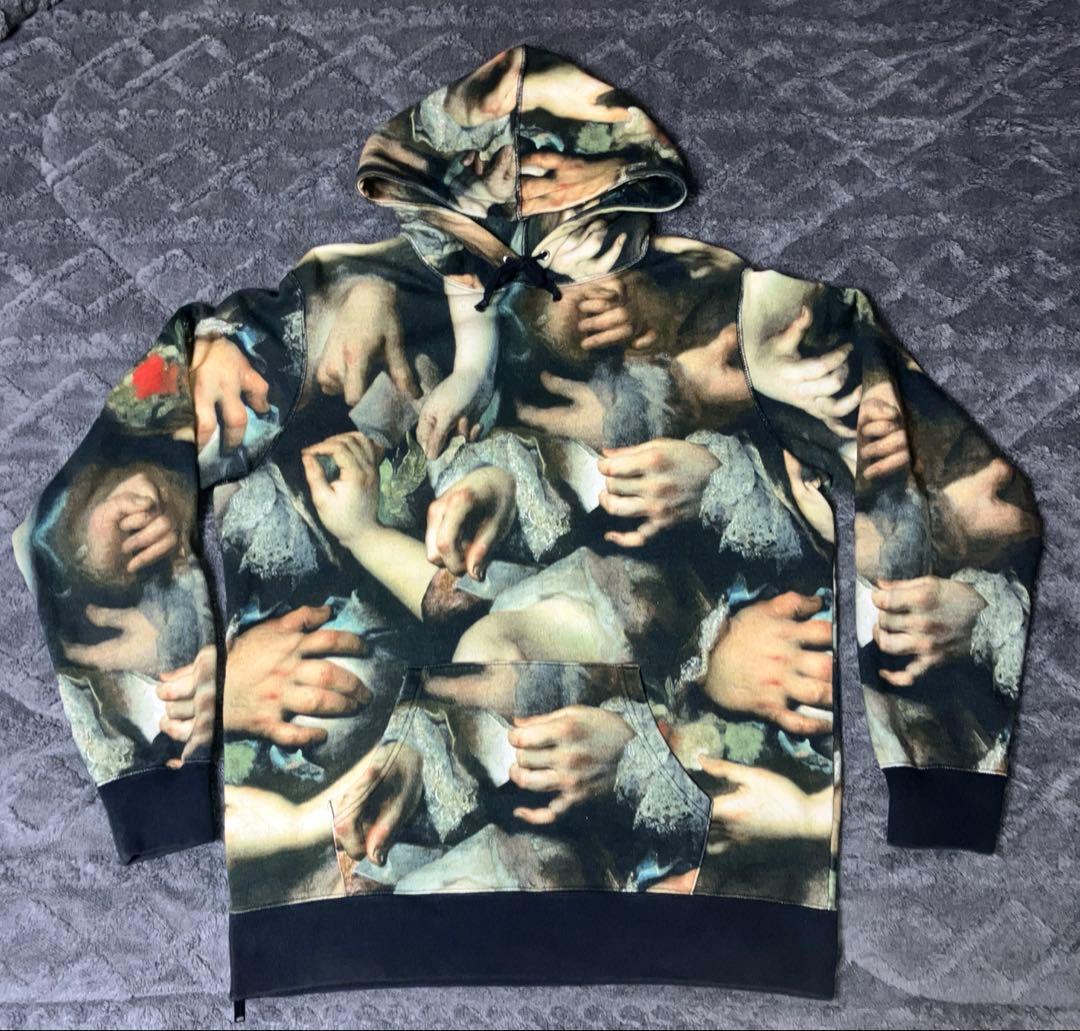 K‼️Supreme undercover 総柄パーカー 希少Lサイズ 15