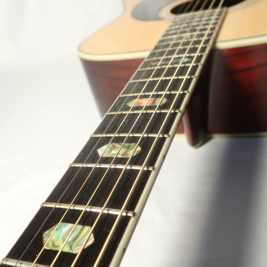 縦ロゴ Morris W-40 エレアコ仕様 ギター ハードケース付 弦交換済