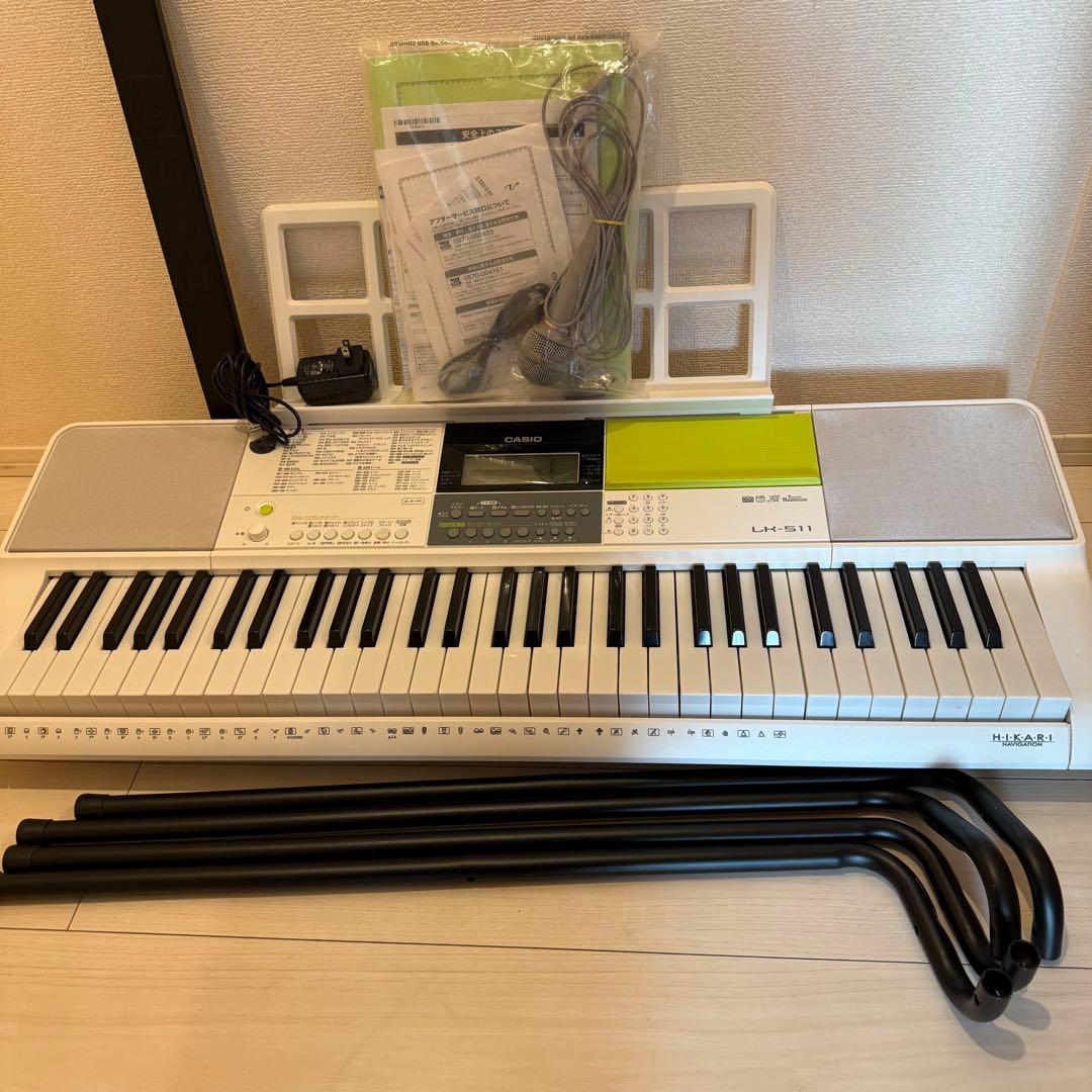 CASIO カシオ　LK-511 電子ピアノ　PIANO キーボード