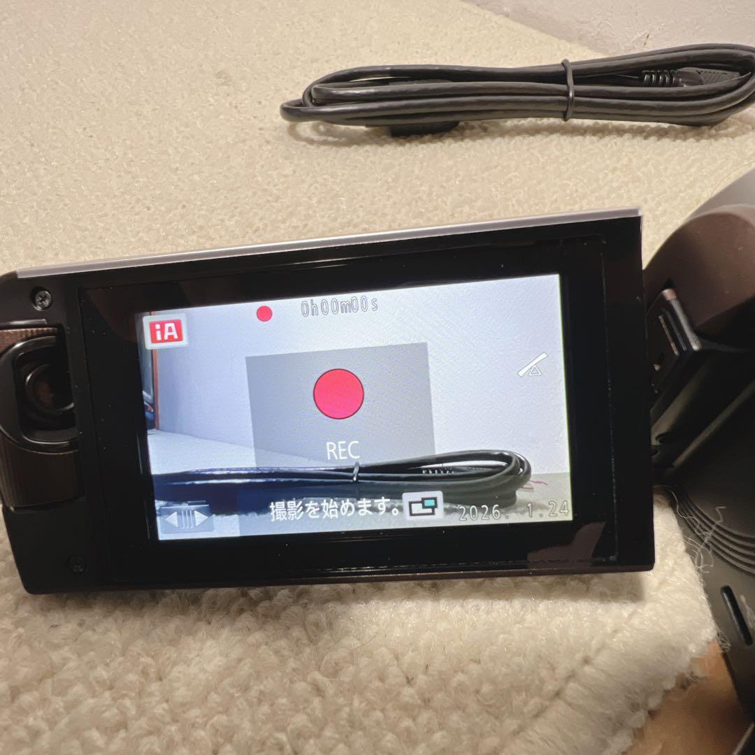 ジャンク◆Panasonic ビデオカメラ HC-W590MS 2022年製