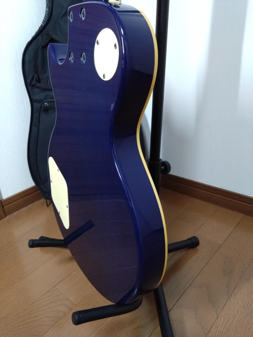 Barclay エレキギター ブルー 簡易ケース付き