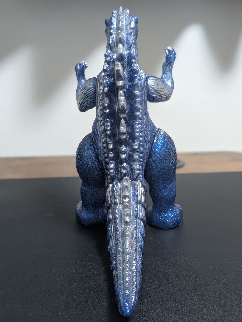 ゴジラ ソフビ マルサン Godzilla 1954 Blue Glitter