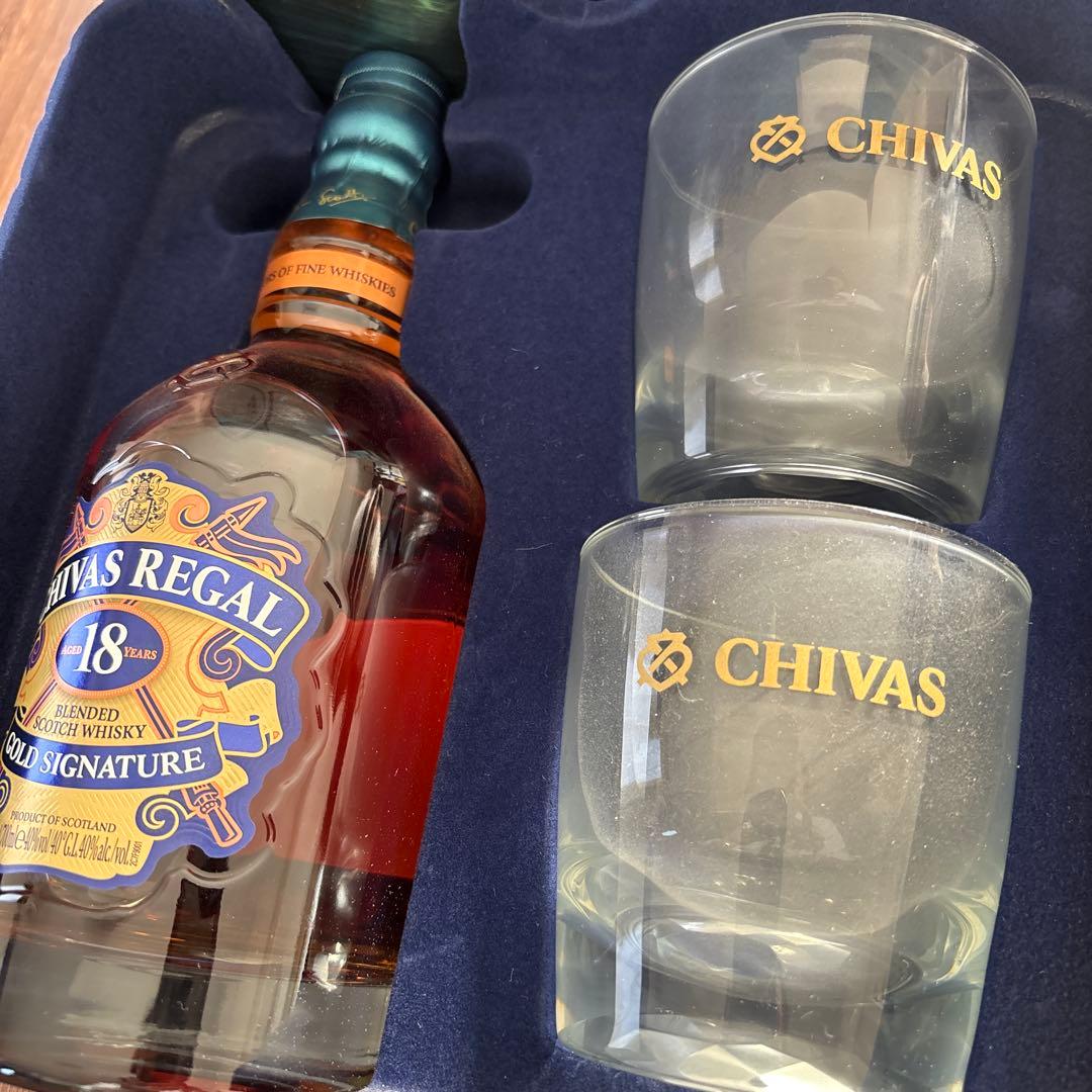 Chivas Regal Gold Signature 18年 限定版　レア♪