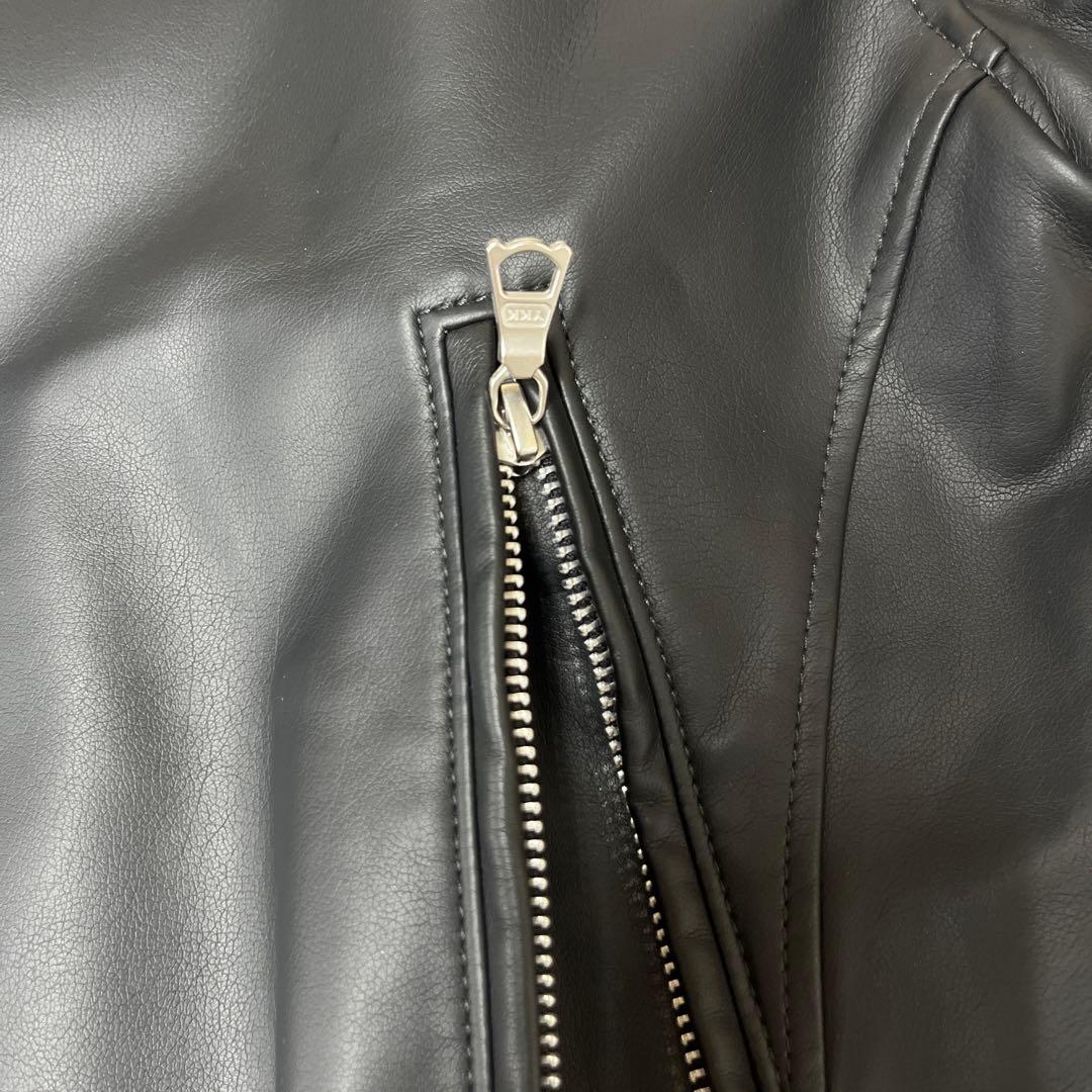 BEAMS HEART シングルライダースジャケット XL ブラック J58