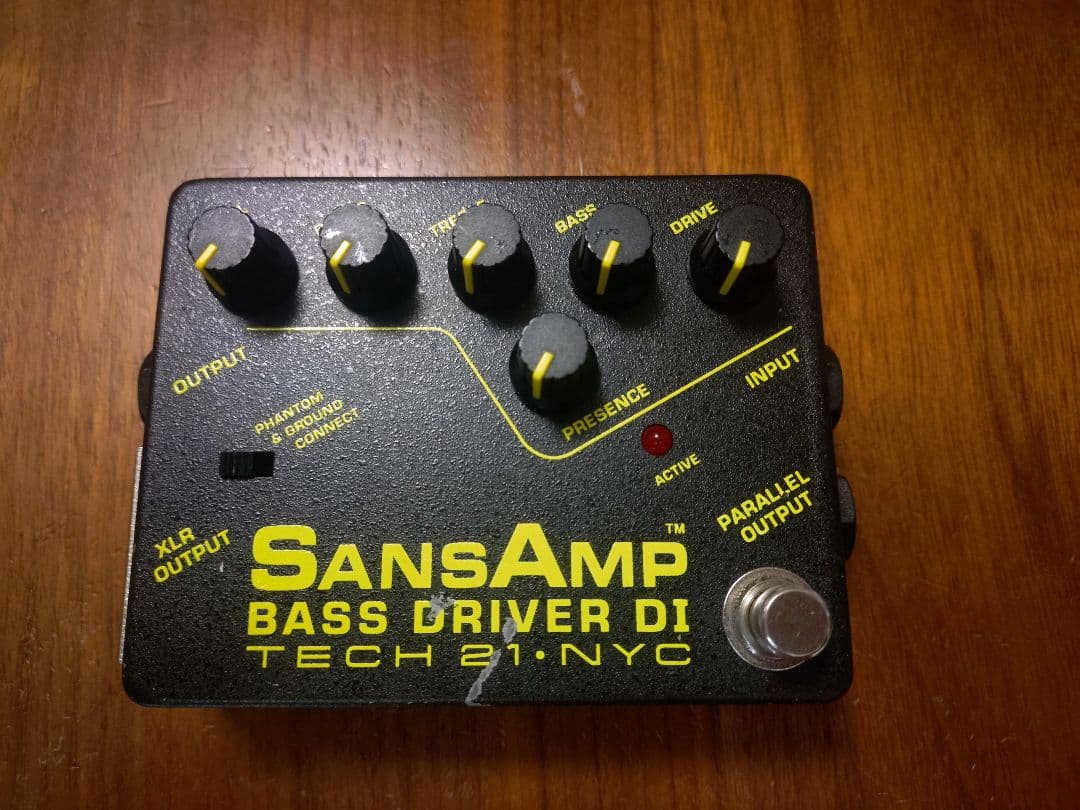 TECH 21 SansAmp BASS D DI【電池駆動不可】