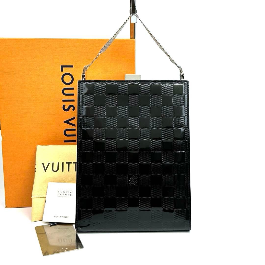 極美品 ルイヴィトン ダミエヴェルニ アンジュGM M92103 ノワール 希少