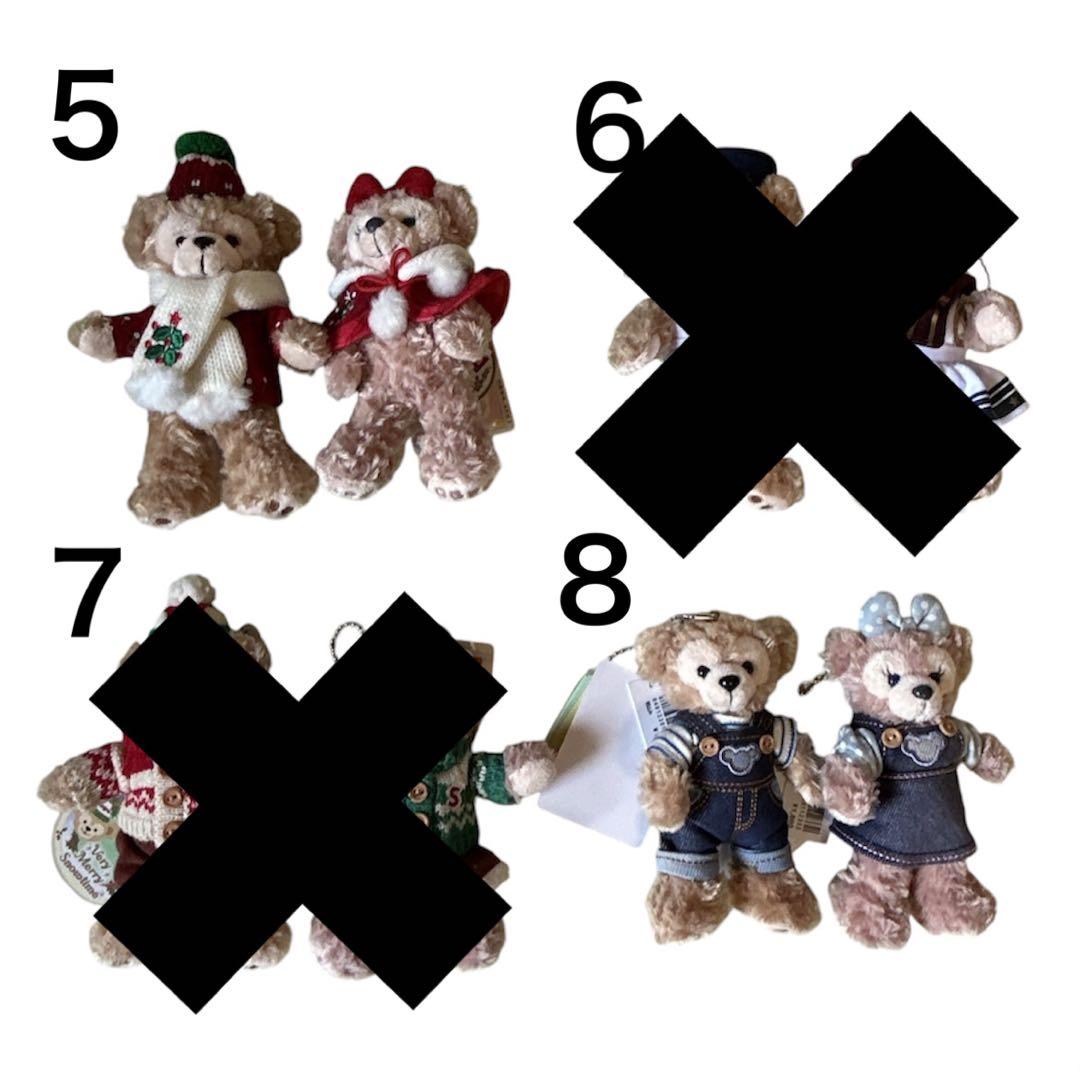 新品　ディズニー　ぬいぐるみバッジ　ダッフィー　シェリーメイ　ペア　21セット