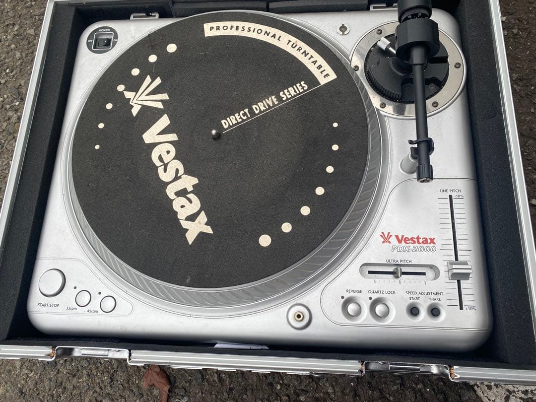 Vestax PDX-2000 ターンテーブル　ハードケース付き