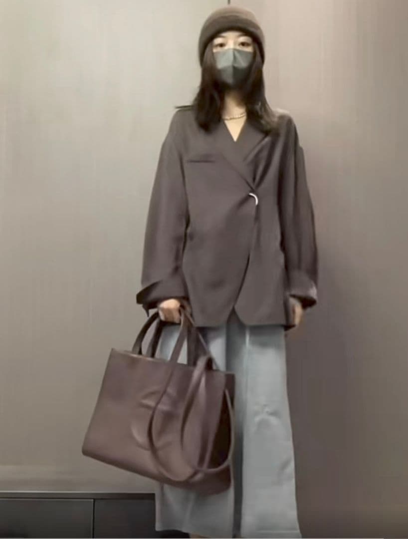 TELFAR 大人気 ショッピングバック スモール チョコレート 茶色