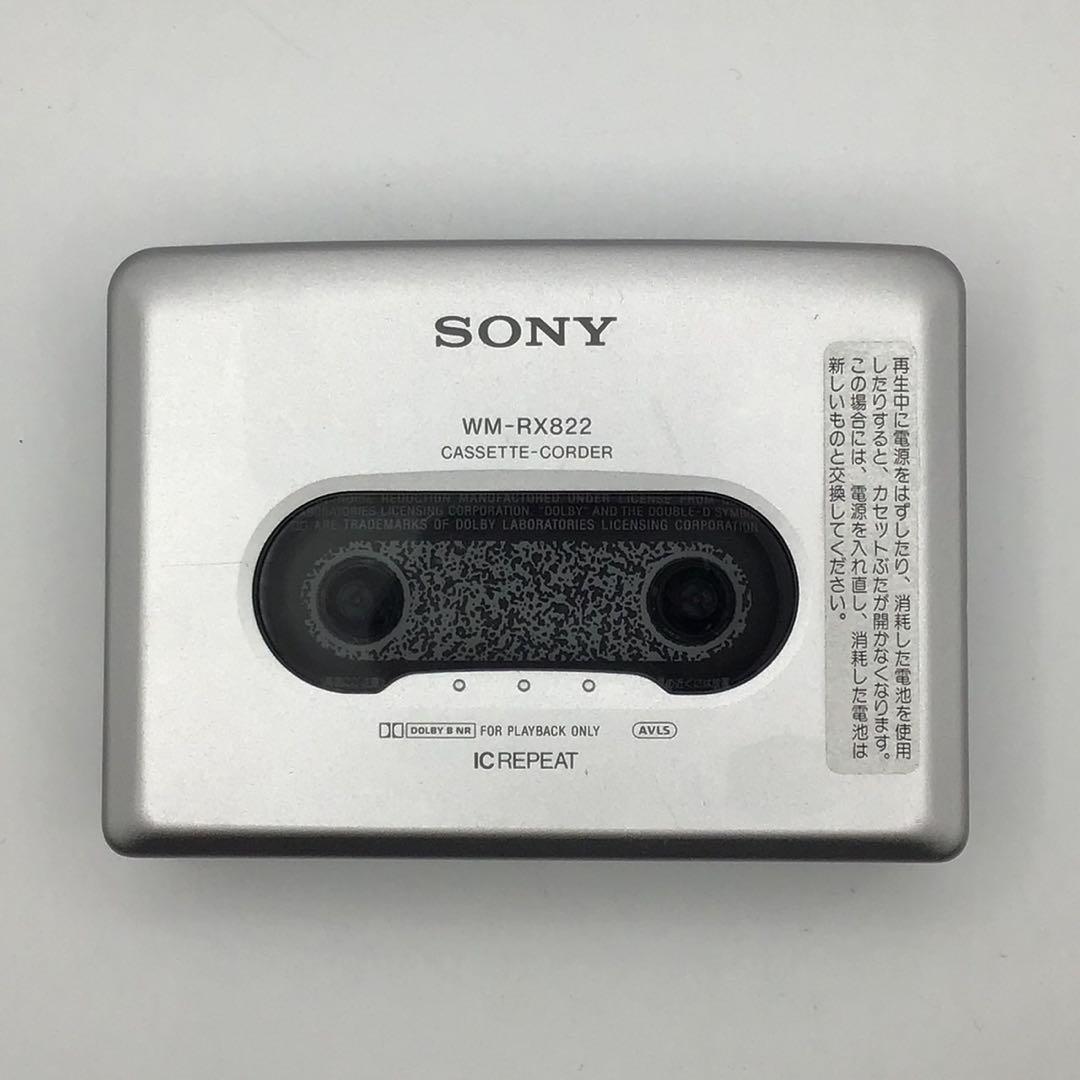 SONY WM-RX822 シルバー ソニー カセットウォークマン ジャンク