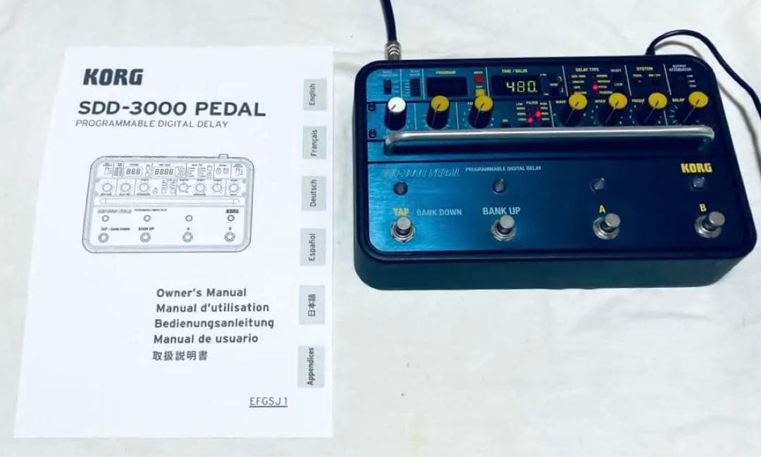 KORG デジタルディレイ ペダルタイプ SDD-3000 PEDAL