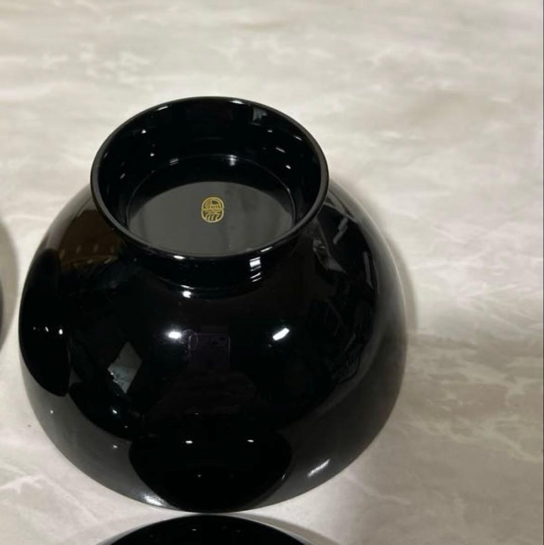 象彦　漆塗り　金蒔絵　蓋付椀　ふたつき　おわん　正月　祝い事　慶事