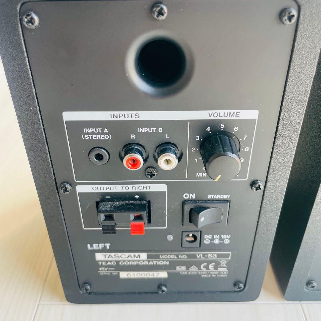 TASCAM VL-S3 パワードデスクトップモニタースピーカー