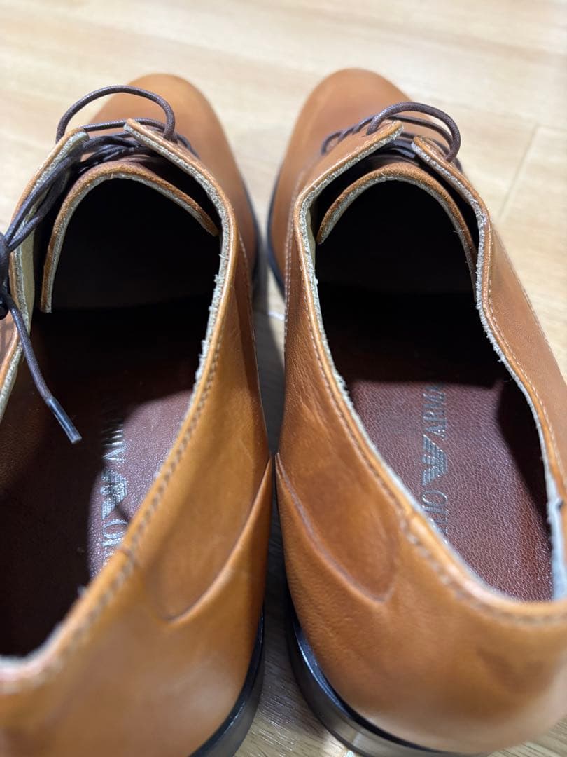 未使用　エンポリオアルマーニ　イタリア製　プレーントゥ　43