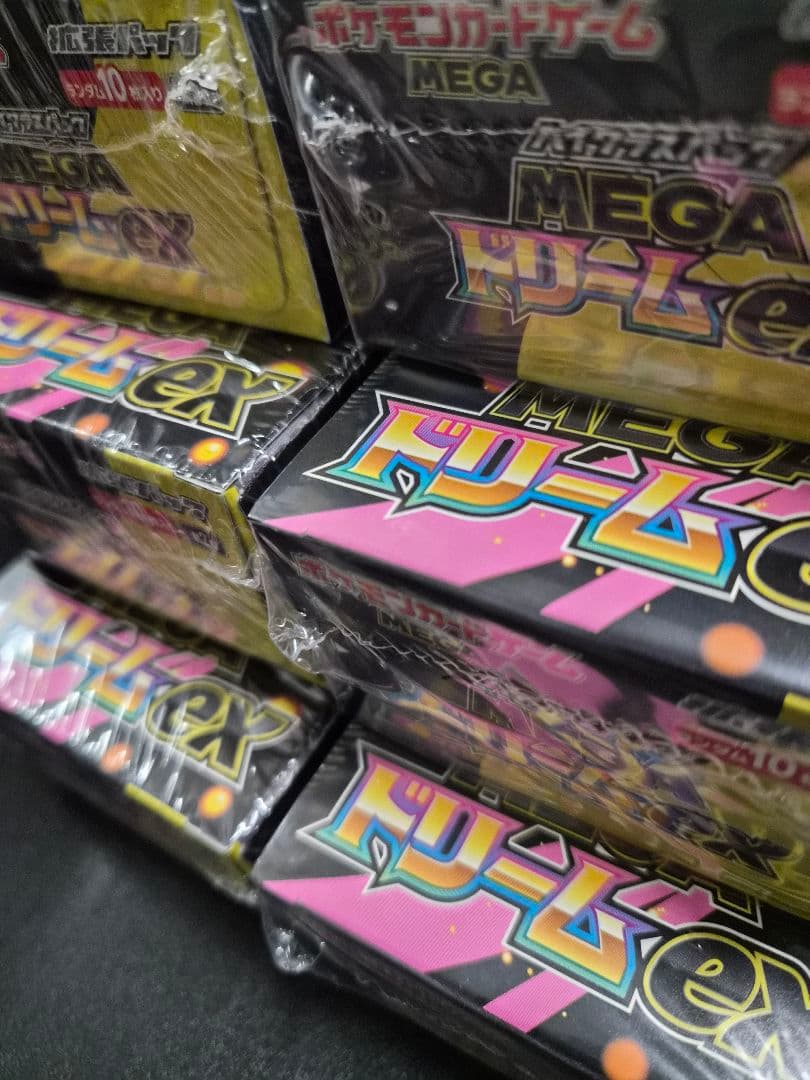 ポケモンカード メガドリームex 6box シュリンク付き