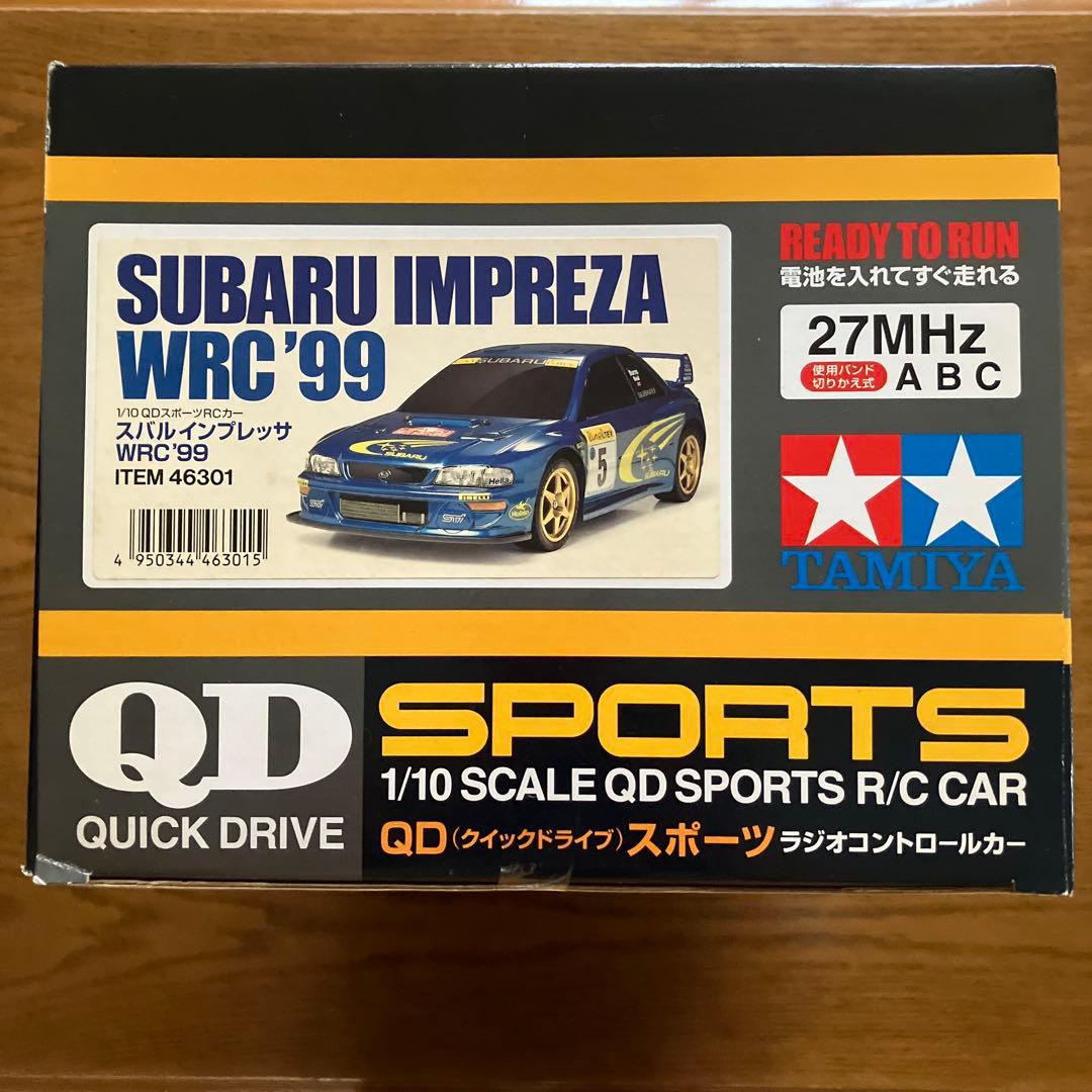 タミヤ 1/10 QDスポーツRCカー スバルインプレッサ WRC'99