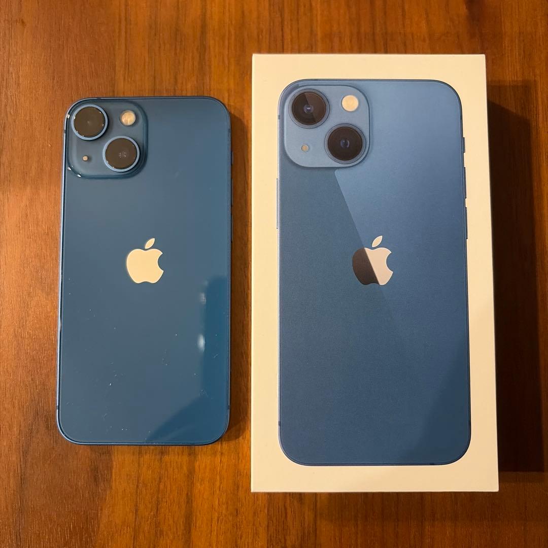 iPhone 13mini 本体 ブルー 128GB 82% 美品