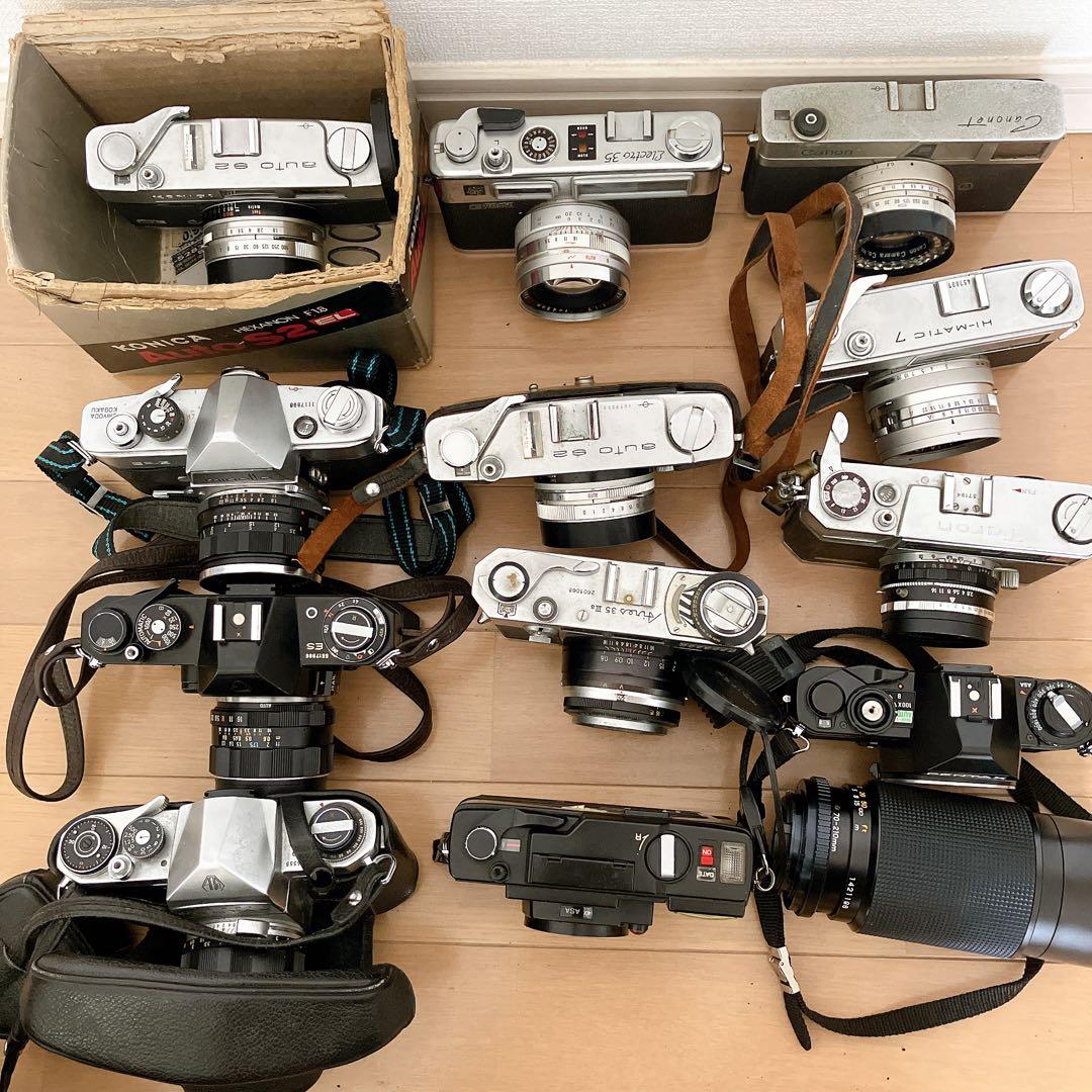 フィルムカメラ　ジャンクまとめ売り　12台　ビンテージ　オールドカメラ