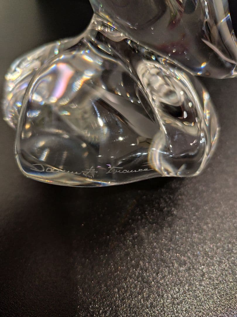 ドーム Daum france クリスタル 鳥 オブジェ アート アンティーク