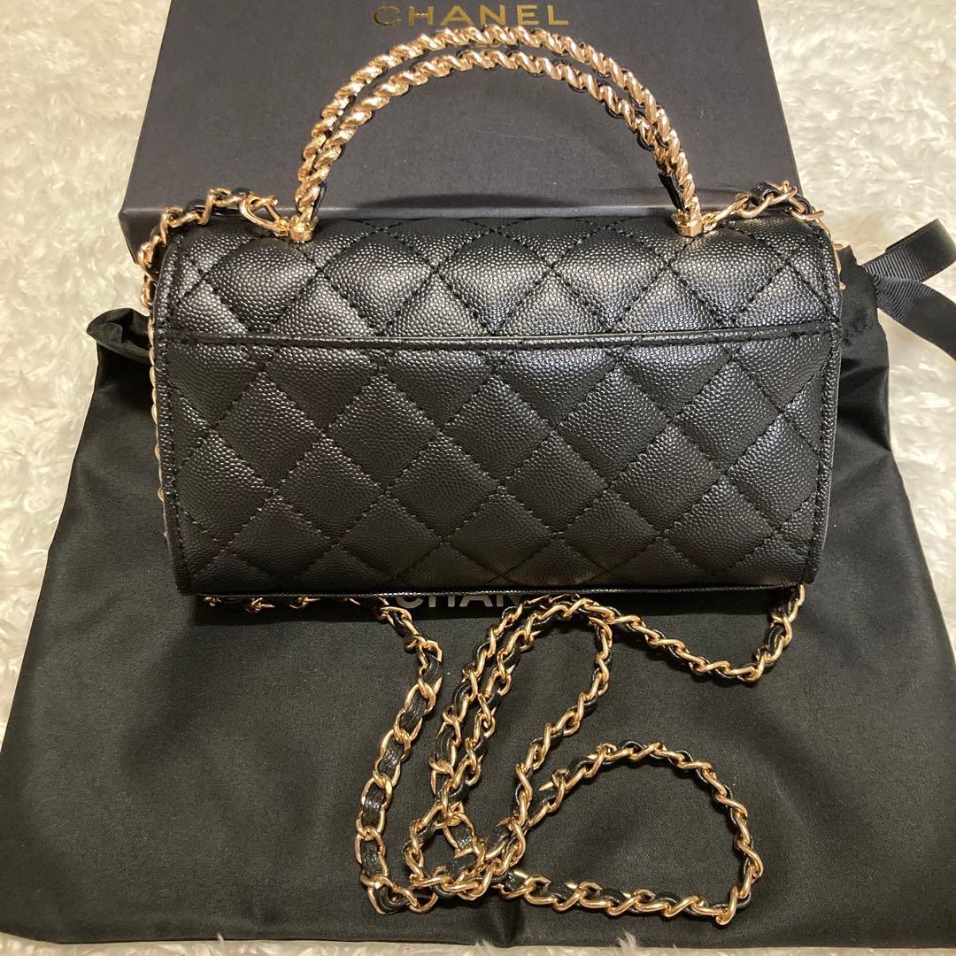 CHANEL キルティング ショルダーバッグ ブラック