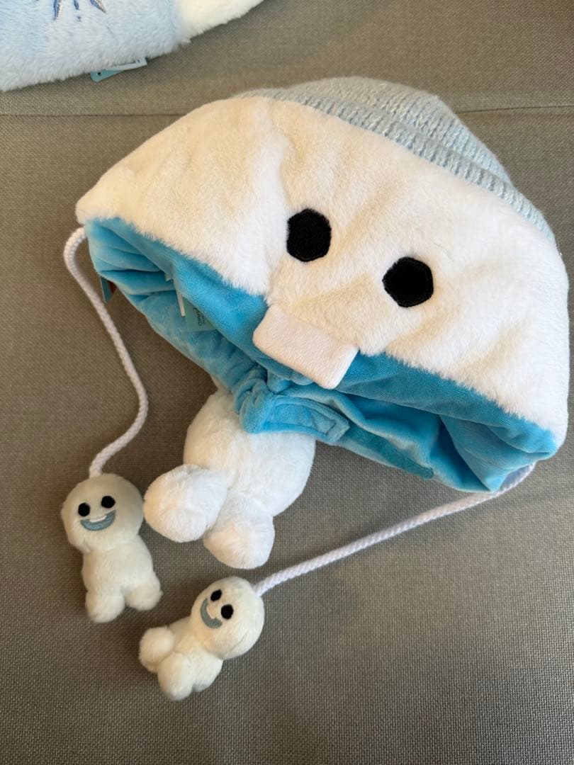 香港ディズニー　アナと雪の女王　ファンキャップ　マフラー　セット　スノーギース