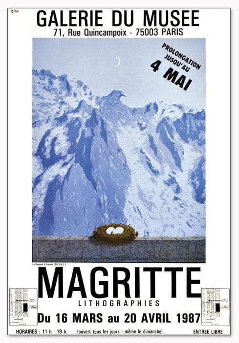 額装済/Galerie Du Muse/ルネ マグリット/ポスター/アート