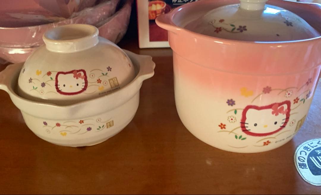 カオハナ　ハローキティ　ポップアップトースター　フライパン　土鍋