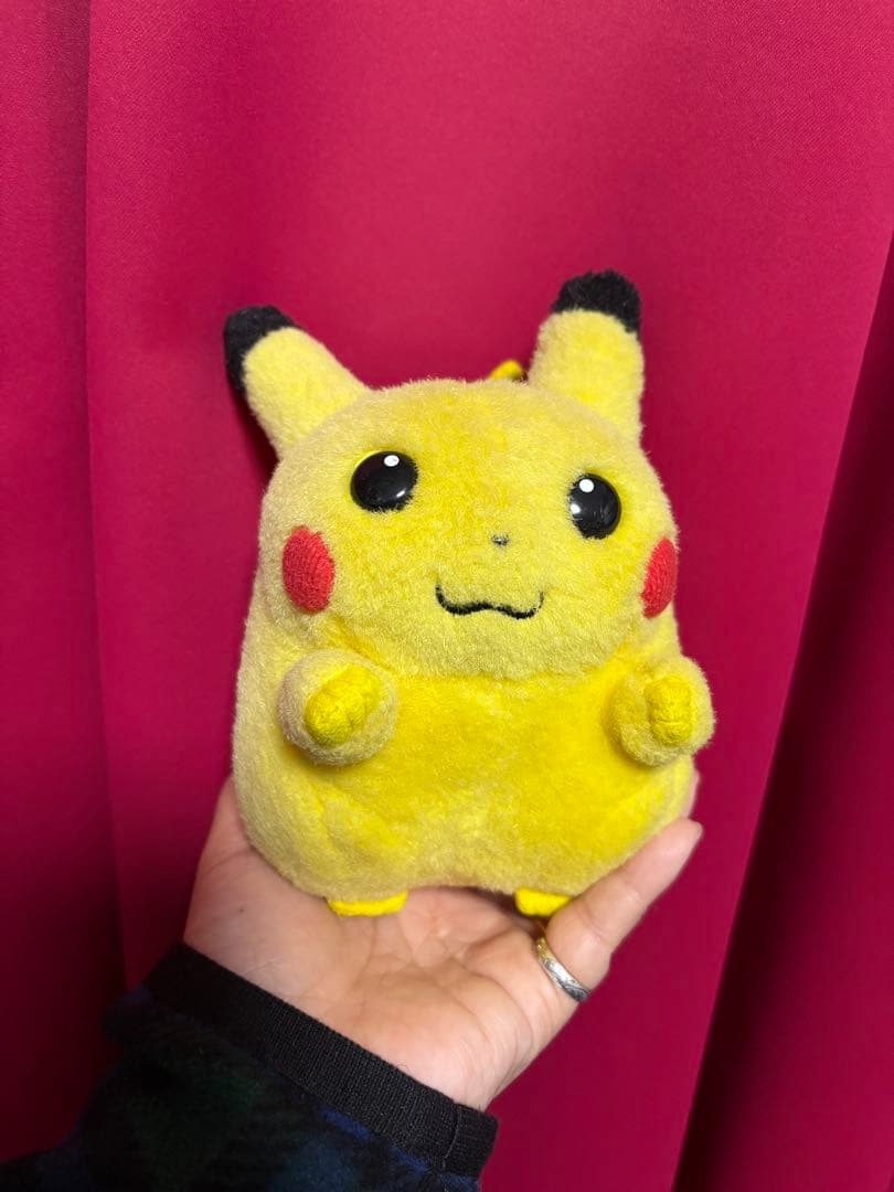 ピカチュウ ぬいぐるみ 初期 TOMY お腹を押すと鳴る