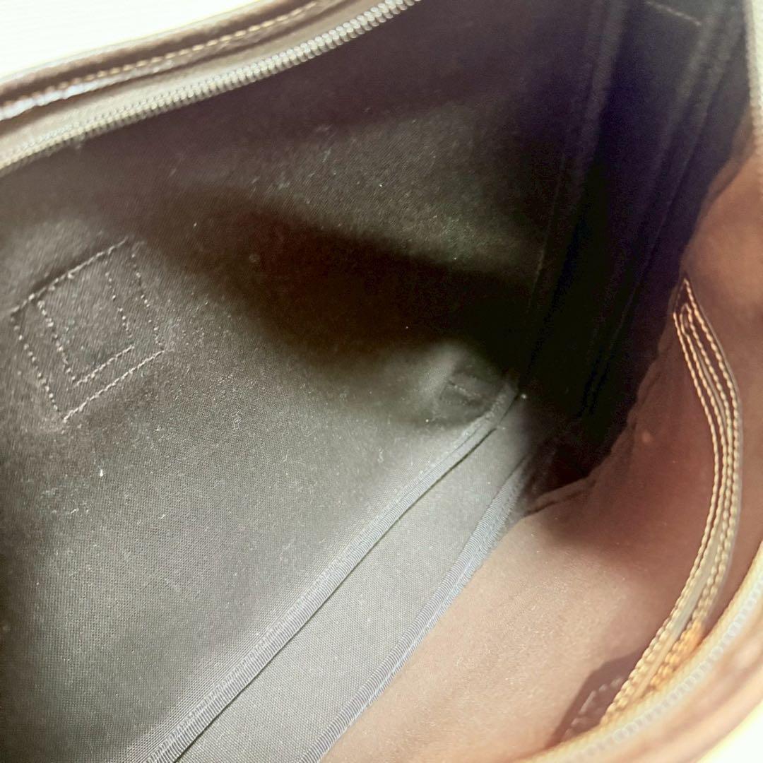 【極美品】GUCCI GGキャンバス レザー ワンショルダーバッグ