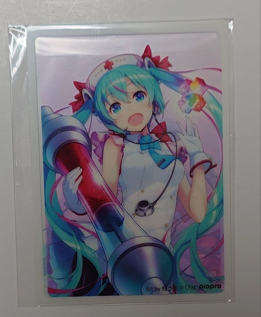 マジカルミライ2025 初音ミク 献血特典 東京会場限定 缶バッジ クリアカード