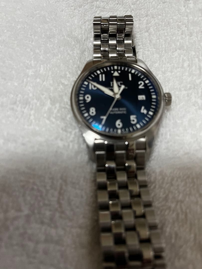 ジ*ク様 IWC 自動巻き 腕時計 黒文字盤 ステンレス　プティプランス