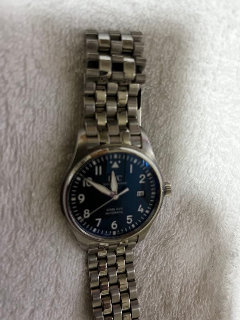 ジ*ク様 IWC 自動巻き 腕時計 黒文字盤 ステンレス　プティプランス