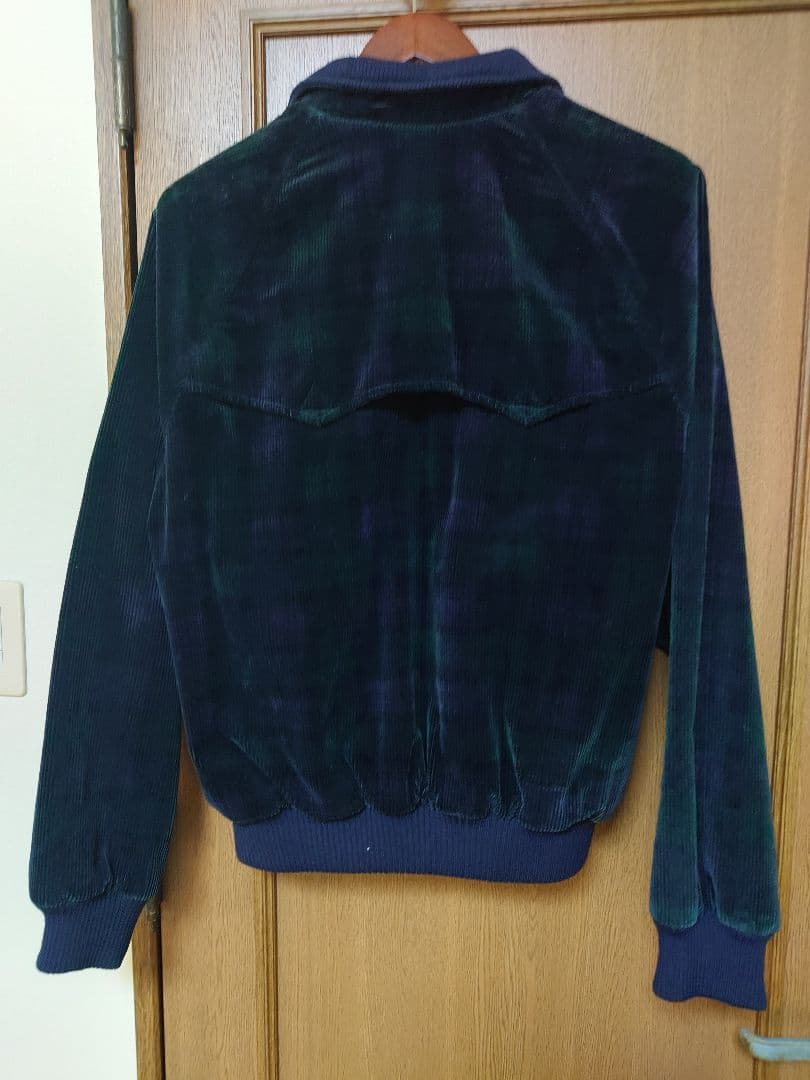 ポロ　ラルフローレン　コーデュロイ　マドラス柄　90年代　緑