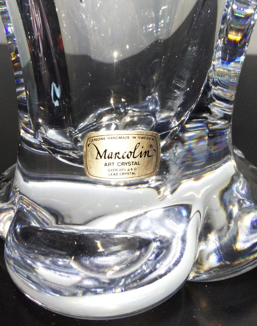 Marcolin Art Crystal マルコリン・アート・クリスタル 花瓶