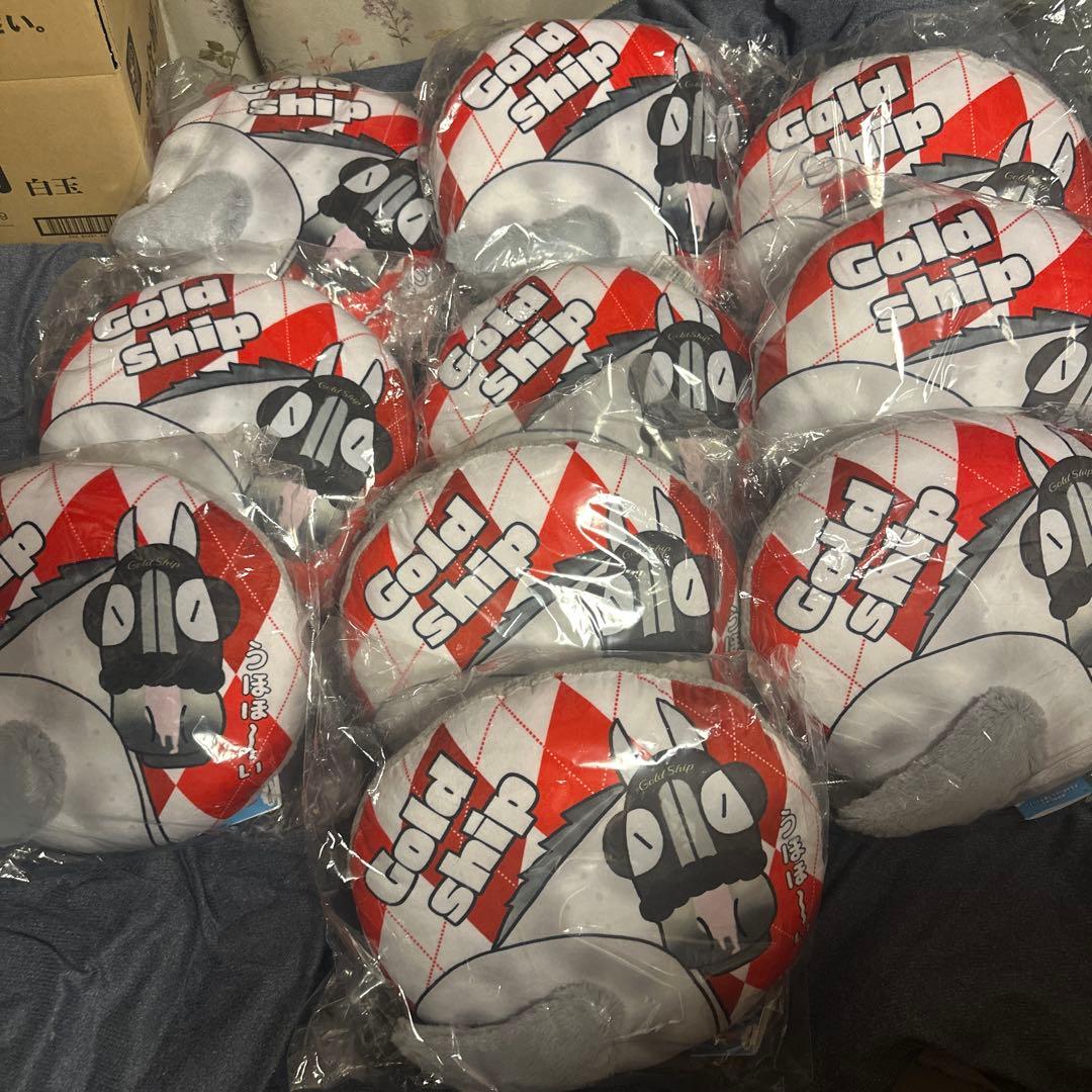 おがわじゅり さらぶれっどしっぽ クッション ゴールドシップ ぬいぐるみ 10個