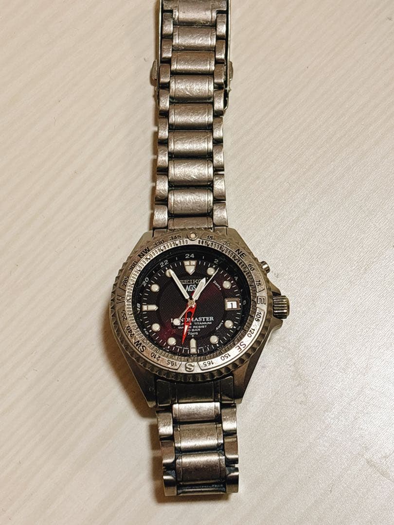 セイコー 5M45-6A00 ランドマスター チタン AGS