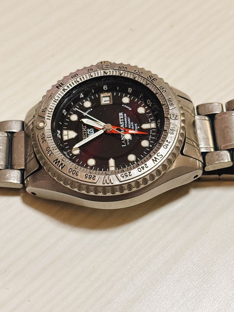 セイコー 5M45-6A00 ランドマスター チタン AGS