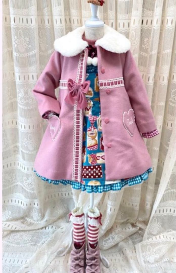 ※最終値下げ！Shirley Temple ラッピングリボン ウールコート