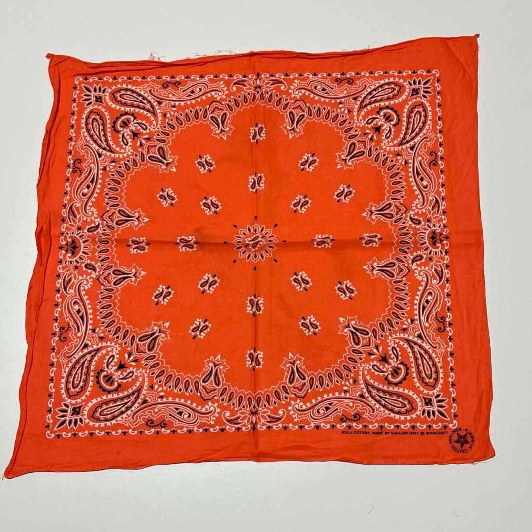 古着　US バンダナ　9枚まとめ売り　ヴィンテージ　ペイズリー　20