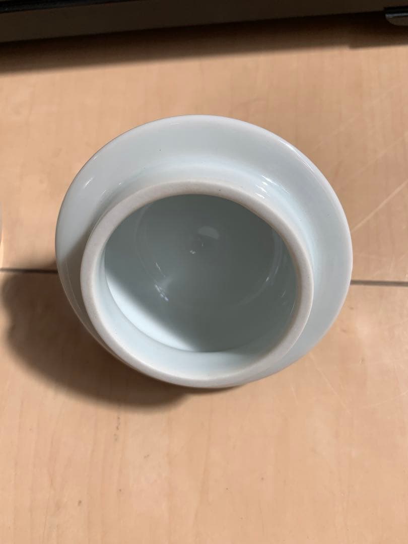 飾壺 古伊万里 ガラスケース 箱 付き 沈香壺