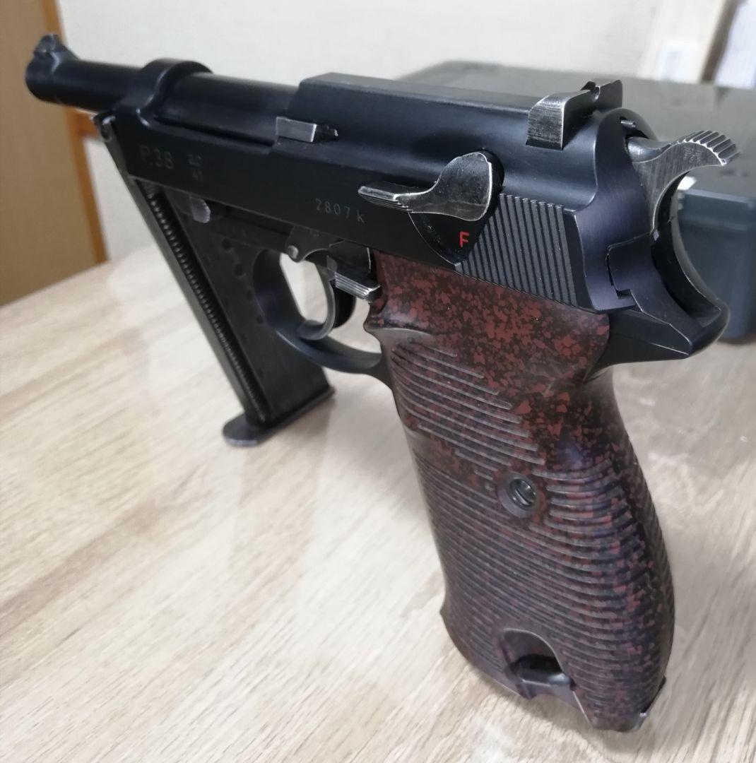 本日終了⭐マルゼン ワルサーP38ガスブロ&新品世田谷グリップ&マガジンセット