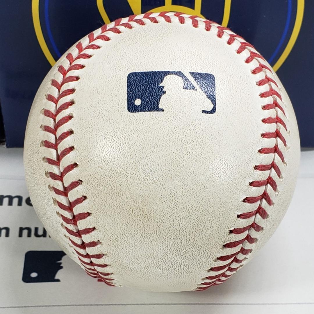 【Andy Papes】◆『ドジャース パヘスがデッドボールとなった実使用球』◆
