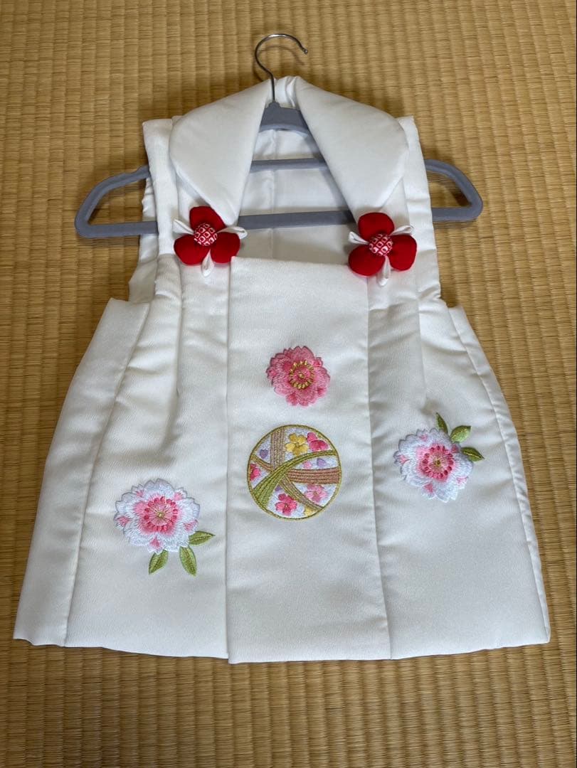 七五三 ３歳女の子　着物(赤系) ✳︎箱あり