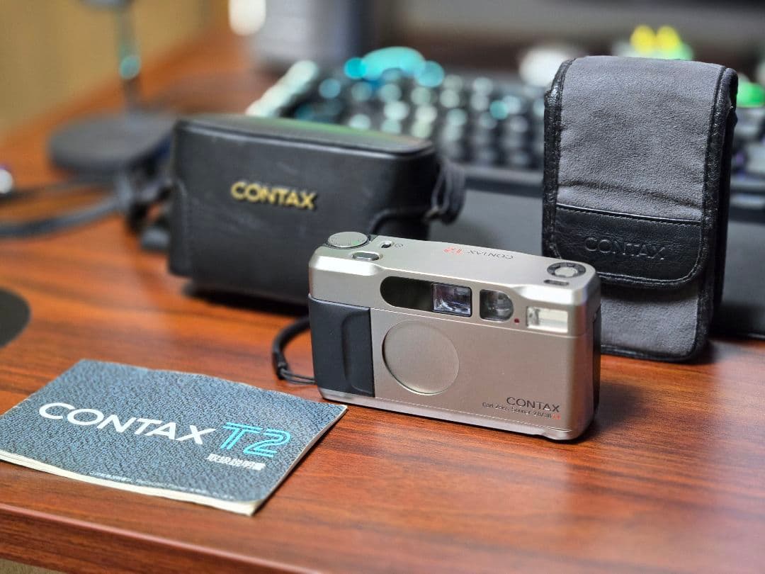 CONTAX T2 コンパクトフィルムカメラ チタンシルバー