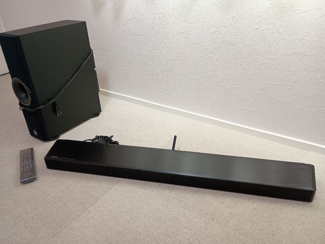 ヤマハ製 7.1ch♪ サウンドバー& ワイヤレスサブウーファー ★16スピーカ