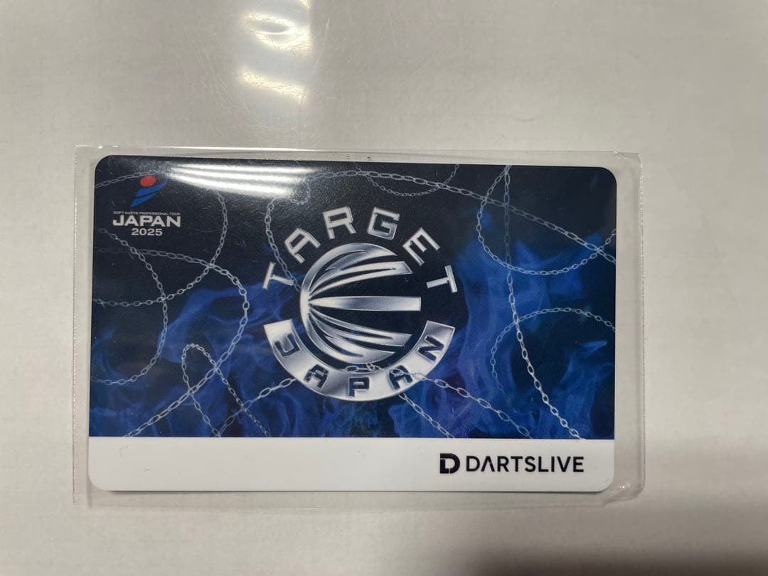 DARTSLIVE TARGET JAPAN オフィシャルスポンサーカード